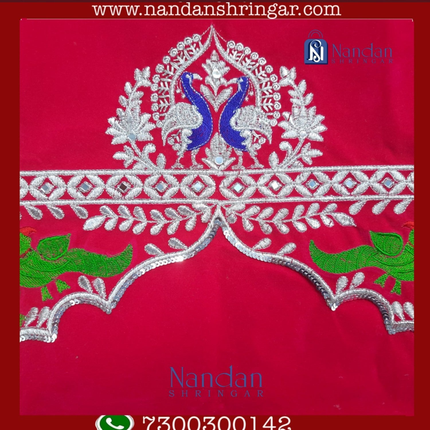 Special Embroidery Pichwai Velvet (Hatri)