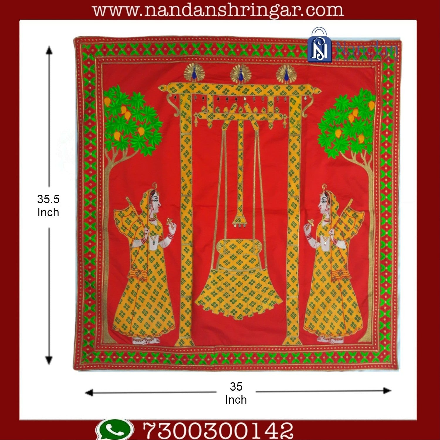 Special Embroidery Pichwai (Hindolna)