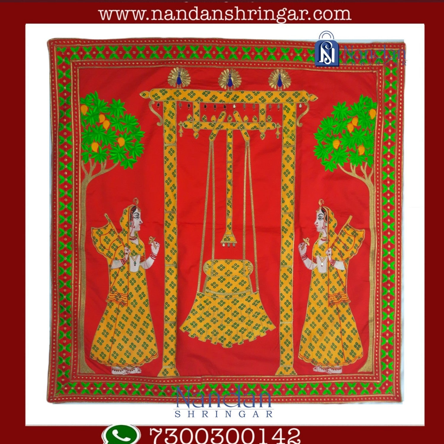 Special Embroidery Pichwai (Hindolna)