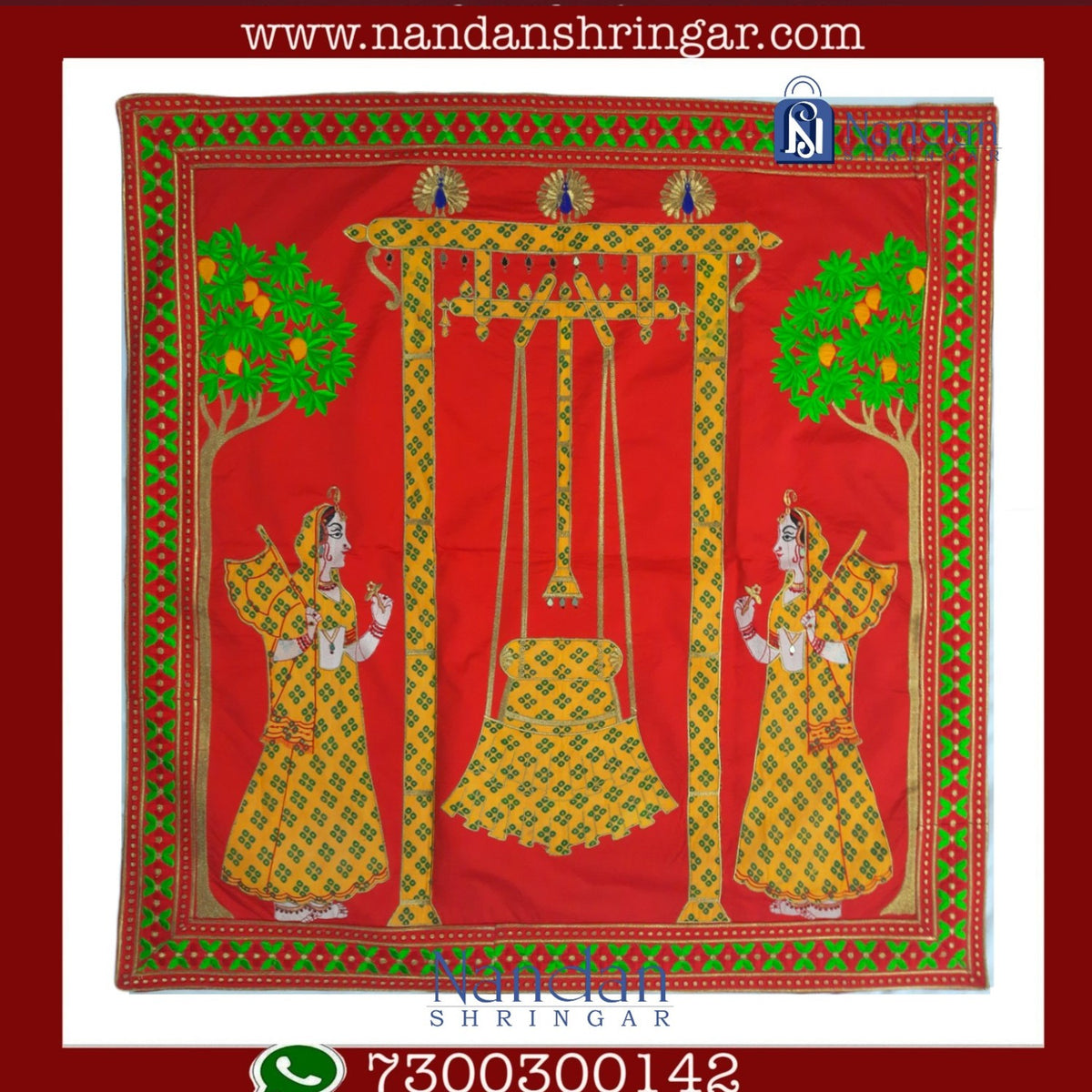 Special Embroidery Pichwai (Hindolna)