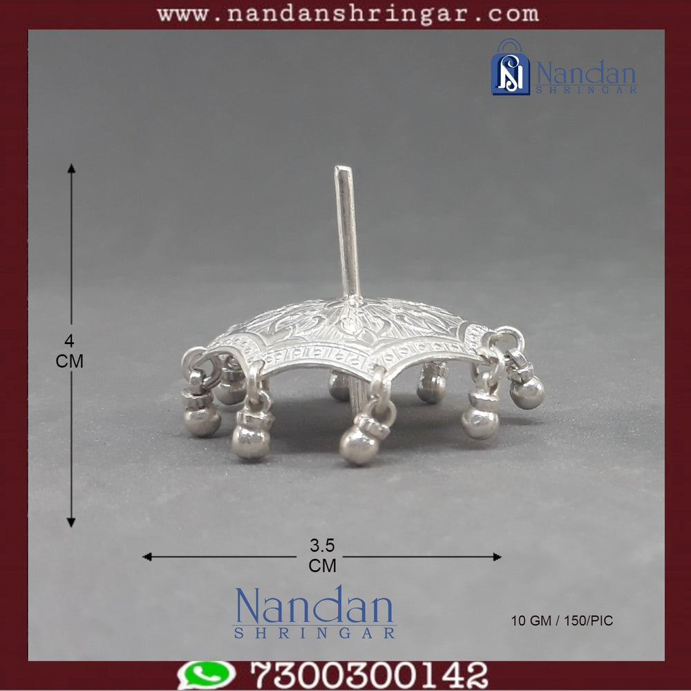 Fine silver Designer Chakri by Utsav Arts featuring intricate detailing and elegant design.
