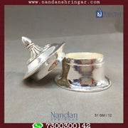 Fine silver Banta Ji figurine by Utsav Arts, showcasing intricate detailing and craftsmanship.