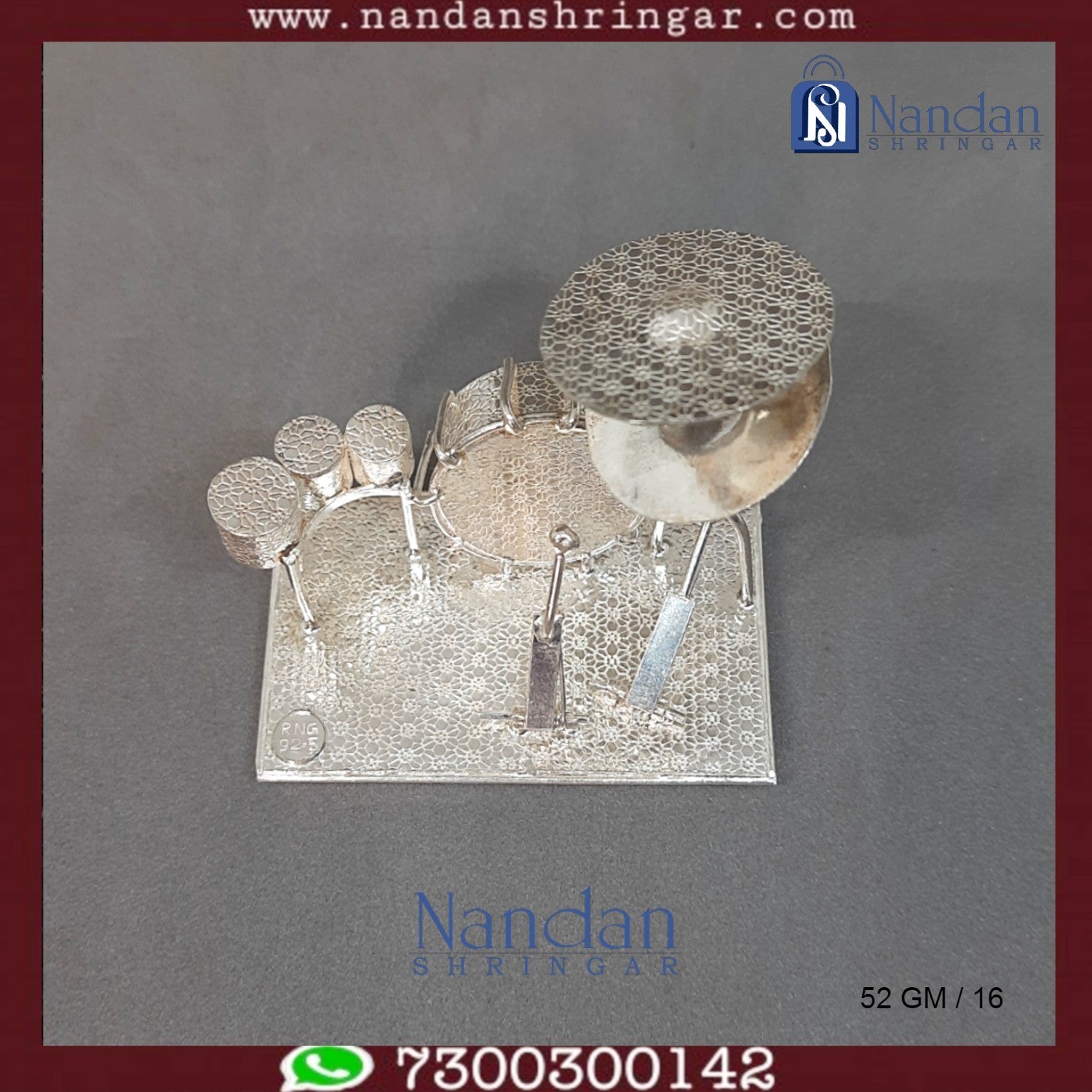 Drum Set Fine Silver
