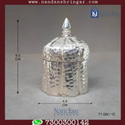 Fine silver Banta Ji figurine by Utsav Arts, showcasing intricate detailing and traditional craftsmanship.