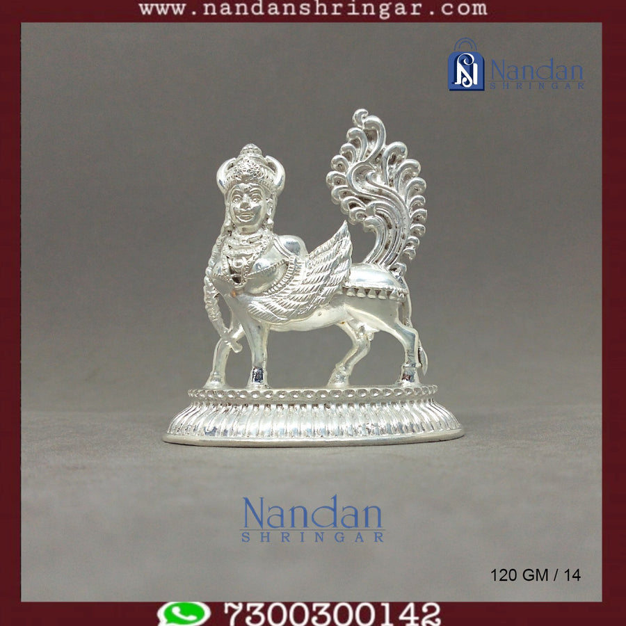 Kaamdhenu Cow Fine Silver