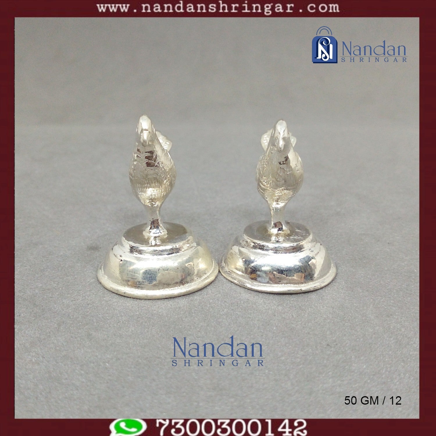 Bird Fine Silver - One Pair