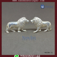 Lion Fine Silver - One Pair