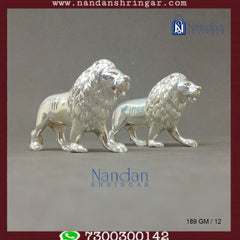 Lion Fine Silver - One Pair