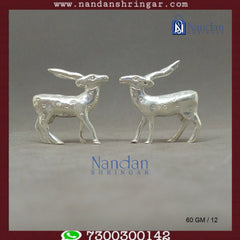Deer Fine Silver - One Pair