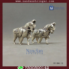 Horse Fine Silver - One Pair