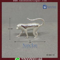 Monkey Fine Silver - One Pair