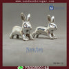 Rabbit Fine Silver - One Pair