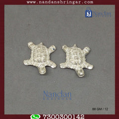 Tortoise  Fine Silver - One Pair