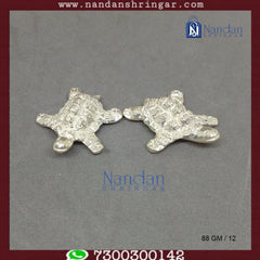 Tortoise  Fine Silver - One Pair