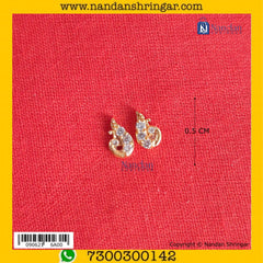 MayuraKrit Kundal - Silver (Heera)