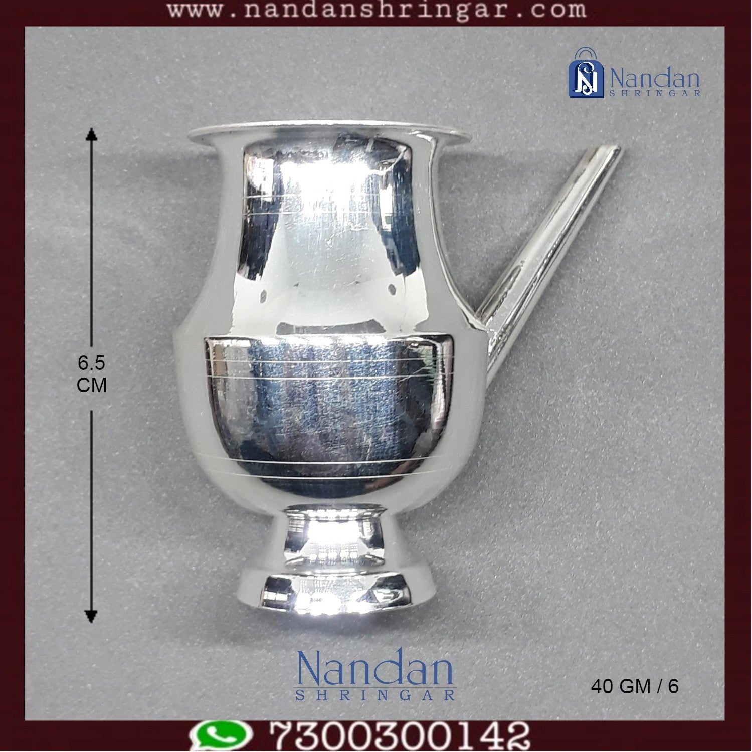 Fine silver jewelry piece by Utsav Arts featuring intricate design and craftsmanship, showcasing a delicate finish.