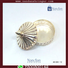Antique Banta Ji in fine silver by Utsav Arts, showcasing intricate detailing and traditional craftsmanship.