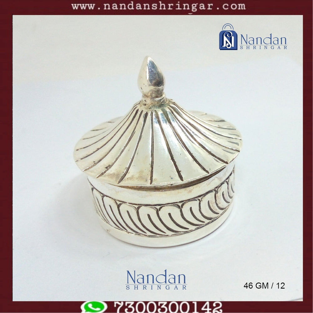 Antique Banta Ji in fine silver by Utsav Arts, showcasing intricate detailing and traditional craftsmanship.