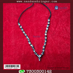 Kamal Mala Meenakari - Silver (Blue)