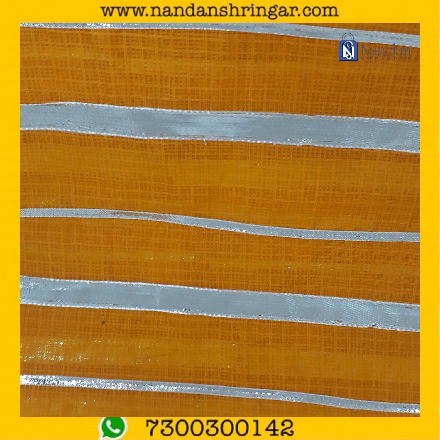 Janmashtami Special Doriya Vastra - Three Line - nandanshringar
