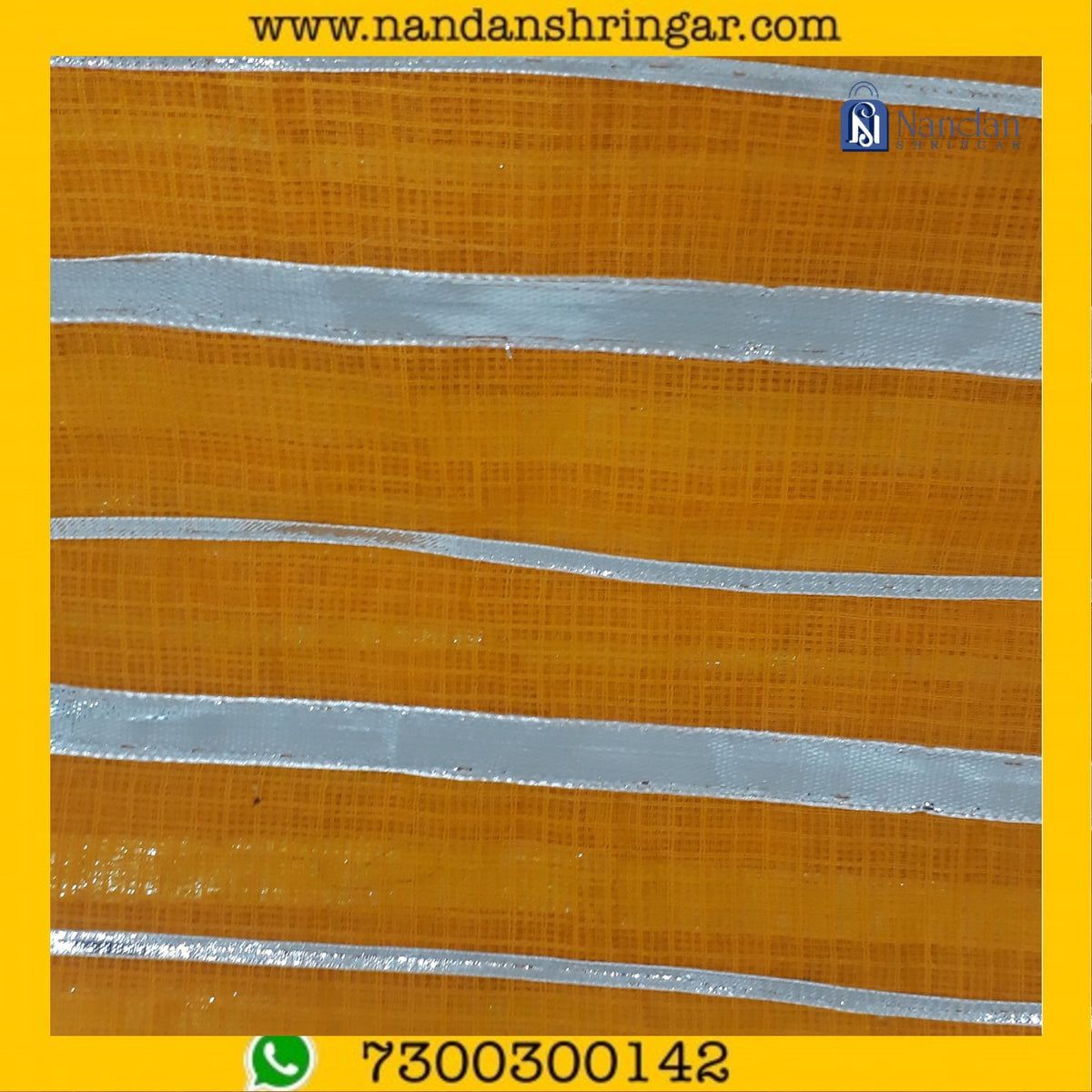 Janmashtami Special Doriya Vastra - Three Line - nandanshringar