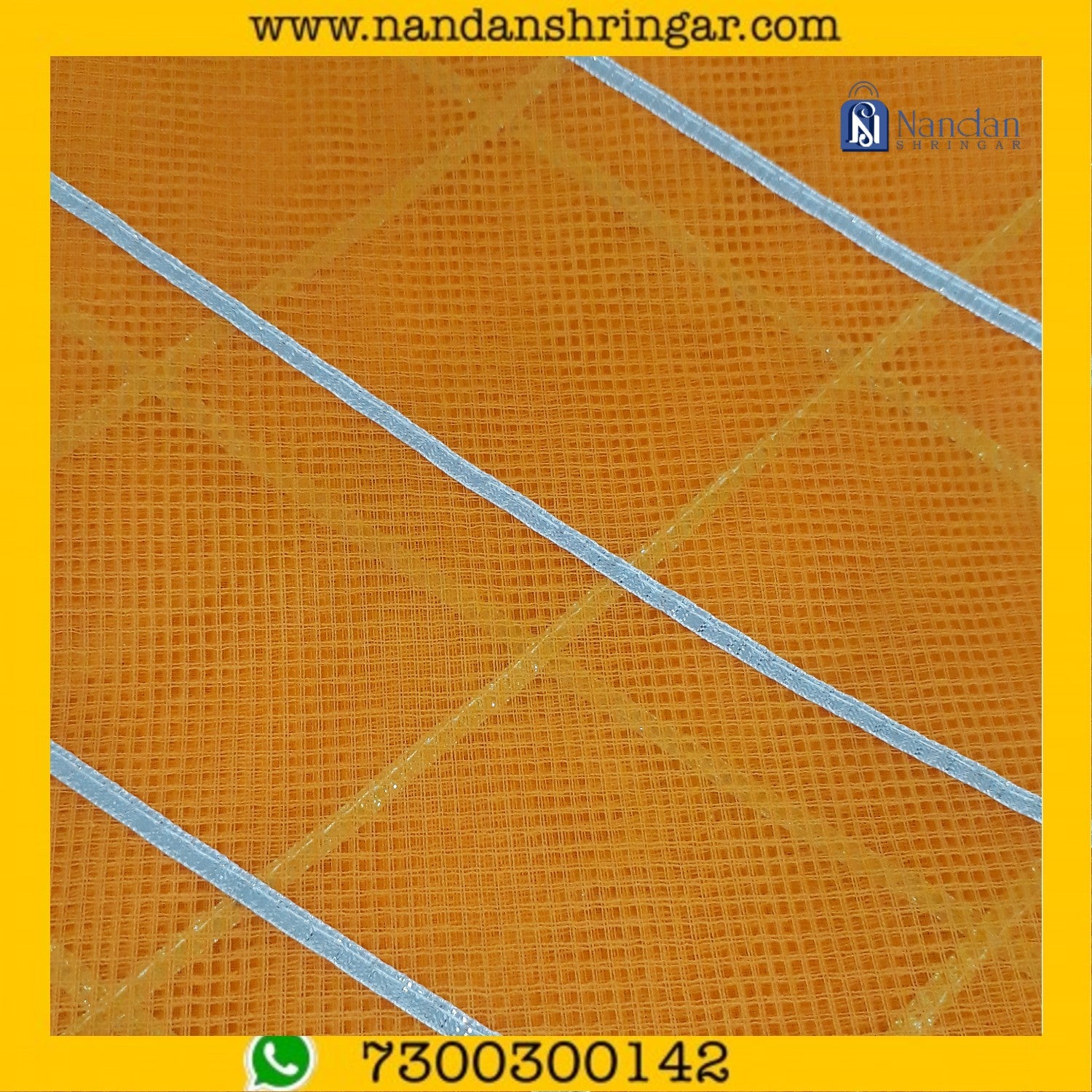 Janmashtami Special Doriya Vastra - One Line - nandanshringar