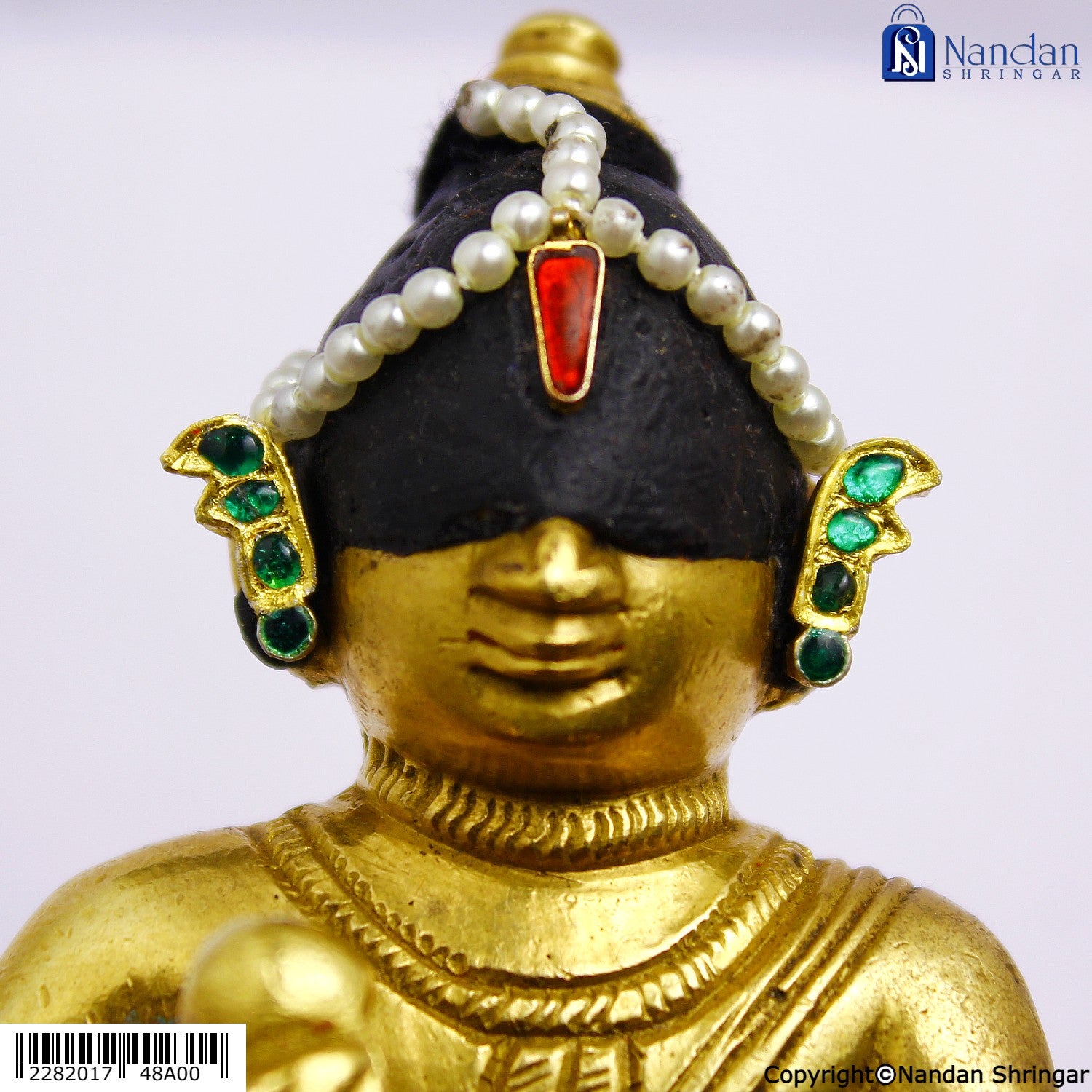 Jadaau MakraKrit Kundal - Panna (Silver)