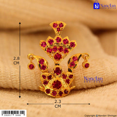Tipara Folding Silver - Manek (4 In 1 Shringar)
