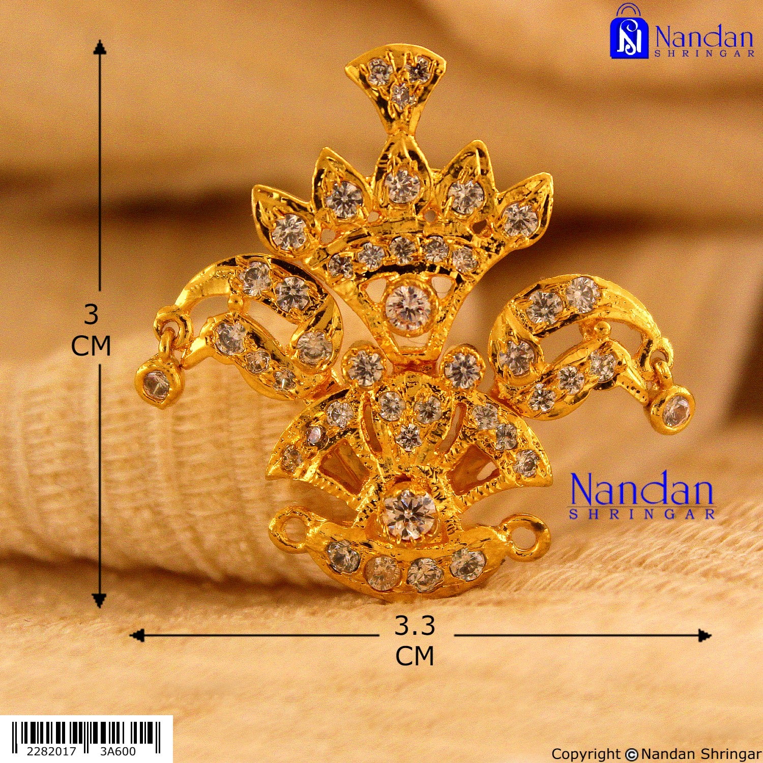 Tipara Folding Silver - Heera (4 In 1 Shringar)