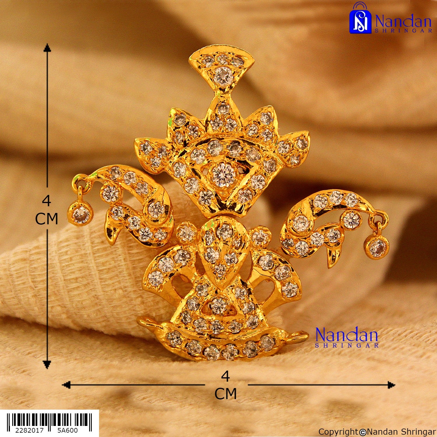 Tipara Folding Silver - Heera (4 In 1 Shringar)