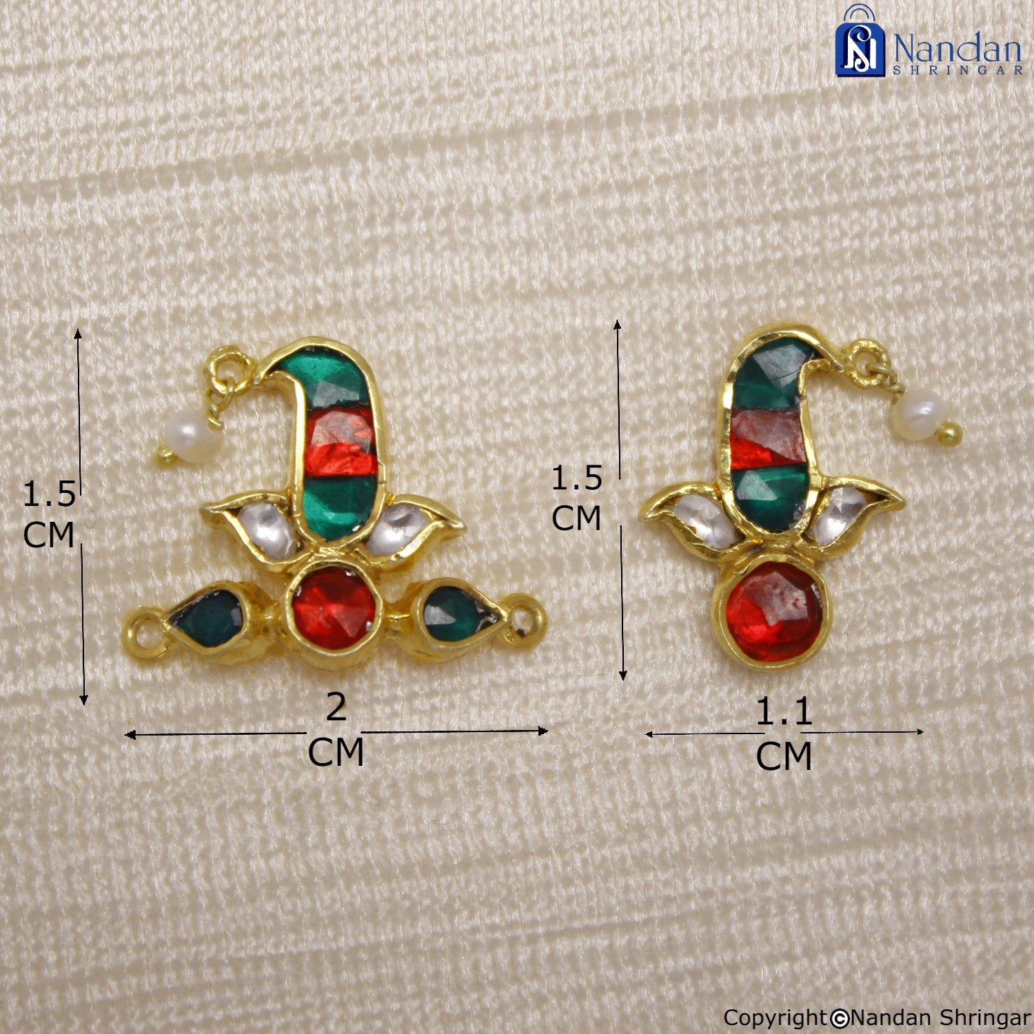 Jadaau Sirpech With Shishfool - Silver (Milma)