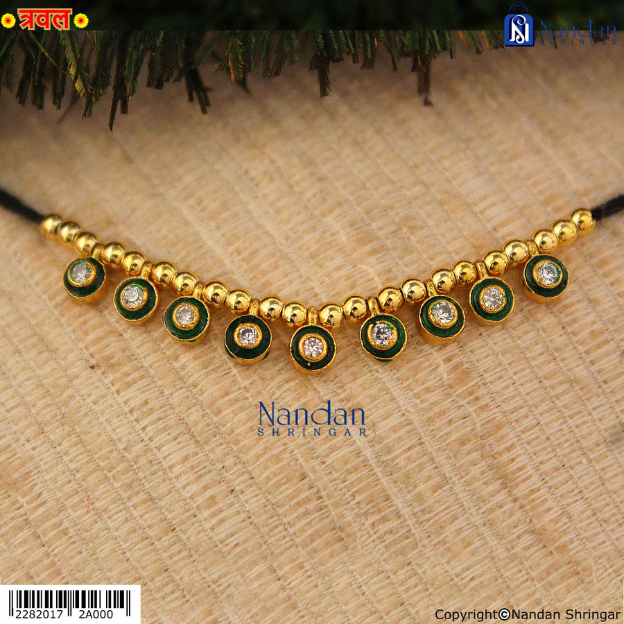 Traval Meena Padak - Silver (Panna)