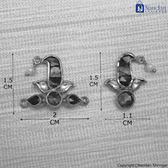 Jadaau Sirpech With Shishfool - Silver (Panna)