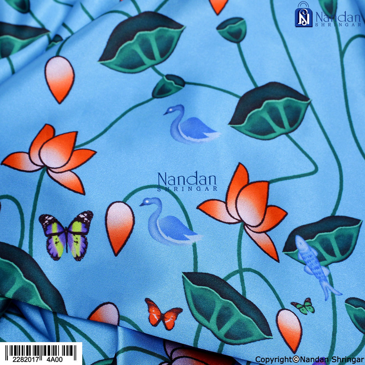 Kamal Talai Vastra - Blue (Neela)