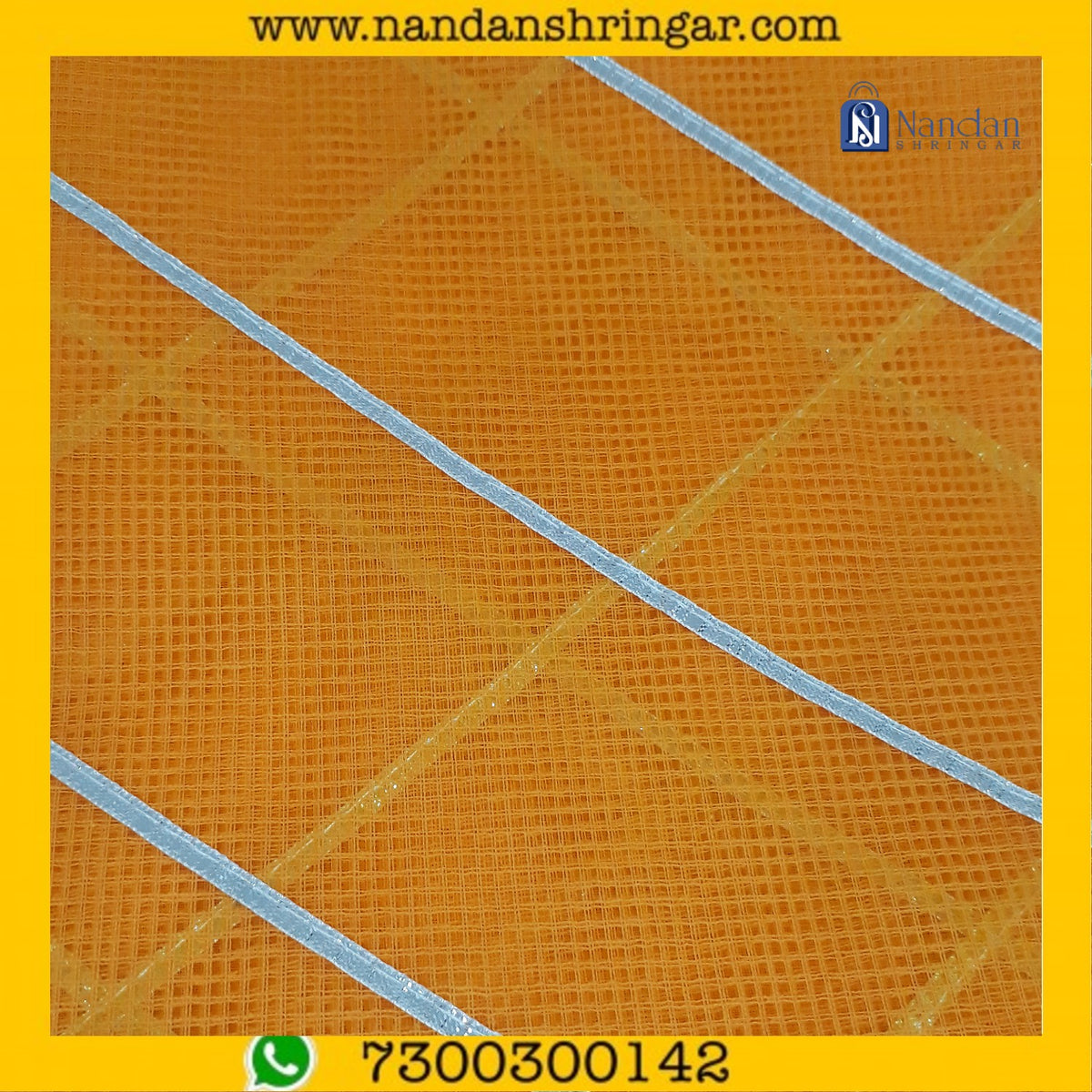 Janmashtami Special Premium Doriya Vastra - One Line - nandanshringar