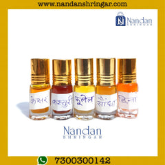 Itra Set - Pack of 5 (Kesar, Kasturi, Fulel, Sondha, Heena)