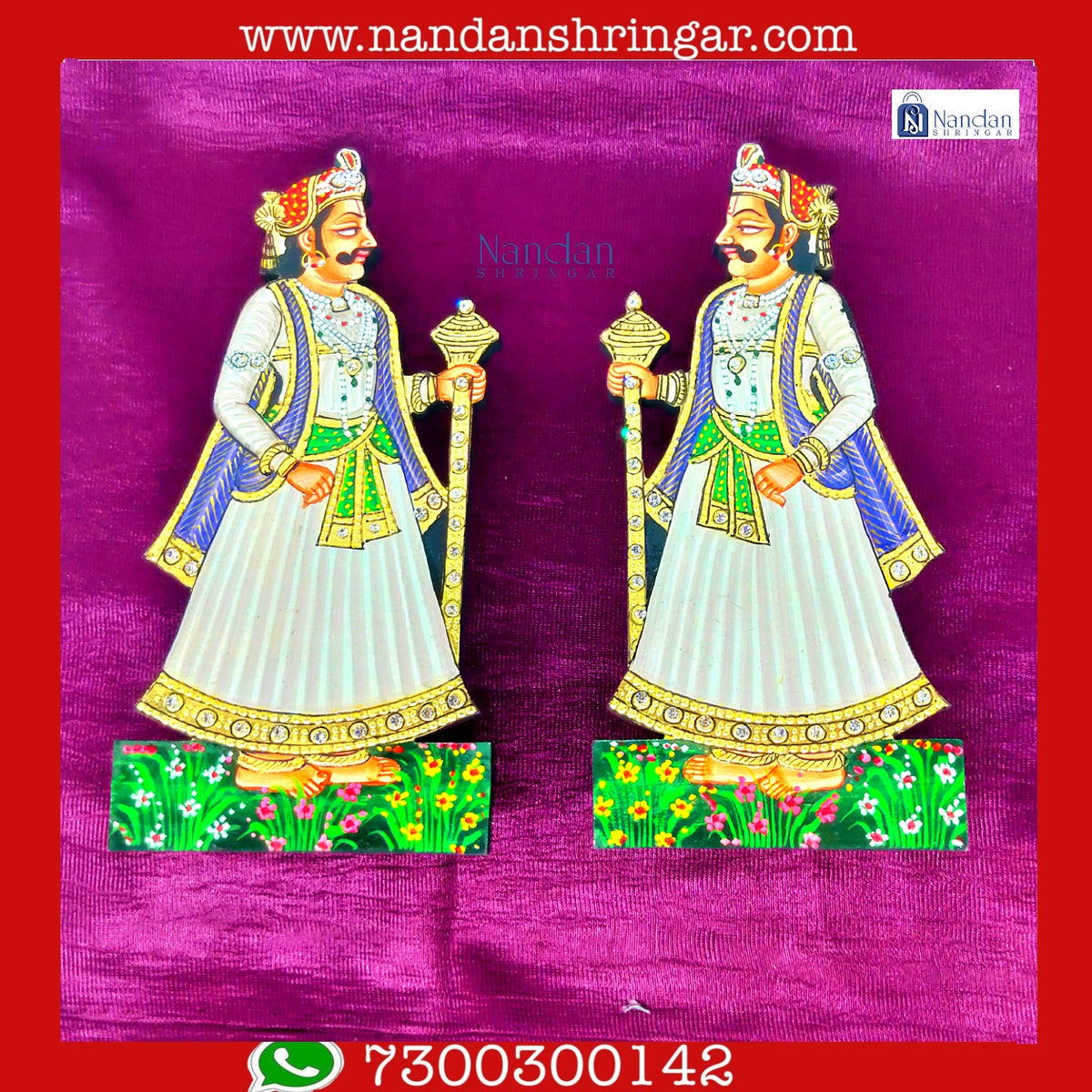 White Chadidaar Pair by Nandanshringars, showcasing intricate design and elegant draping for traditional attire.