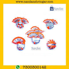Silver Zari Paag Set - Kesari (Pack of 5) - nandanshringar