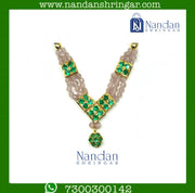 Kunjari Haar - Green (Silver)