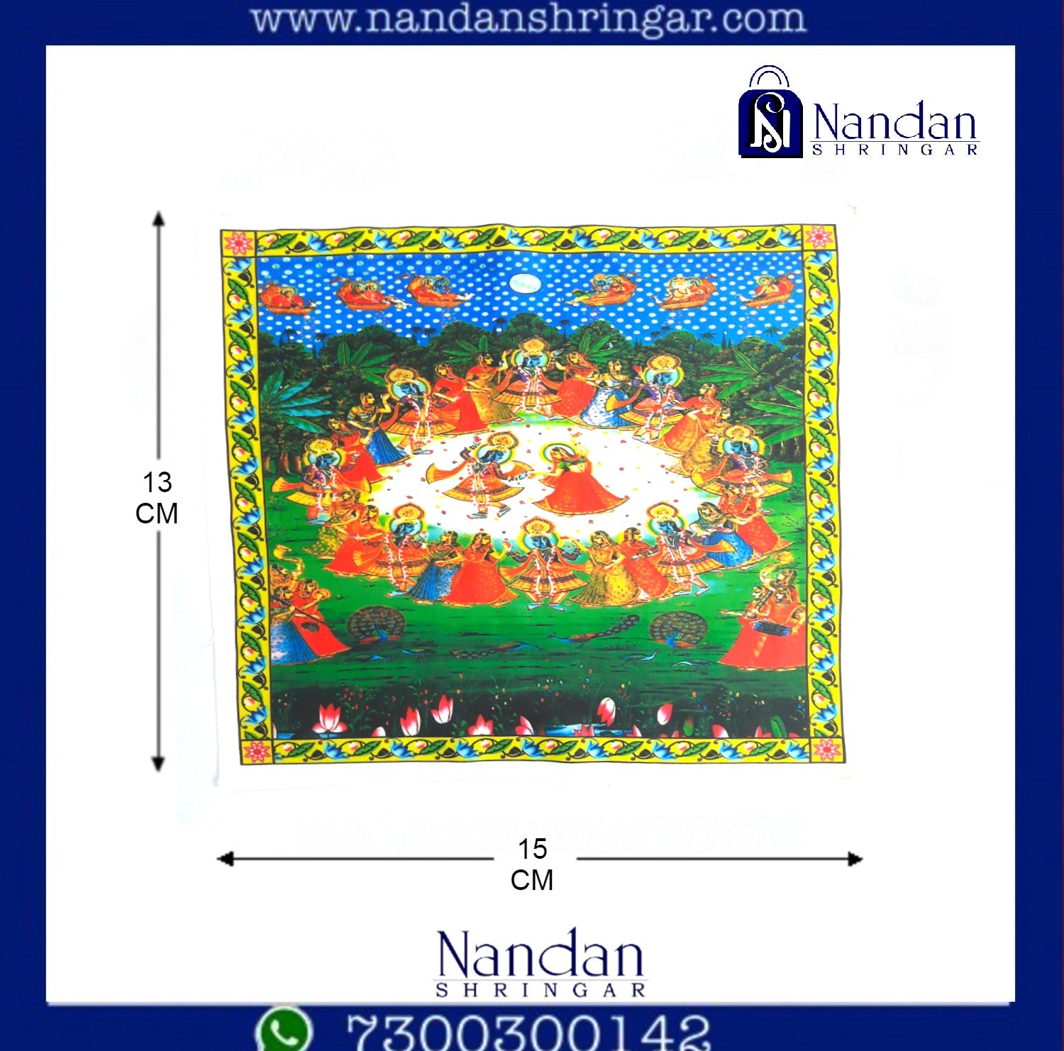 Sharad Purnima Shringar - Shree Lalan Ji (Silver - Real Pearl)