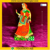 Gopi Dholki Pair - Orange (Kesariya)