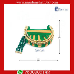 Multicolor Chhajedar Paag Set by nandanshringars, featuring five traditional headwear pieces arranged together.
