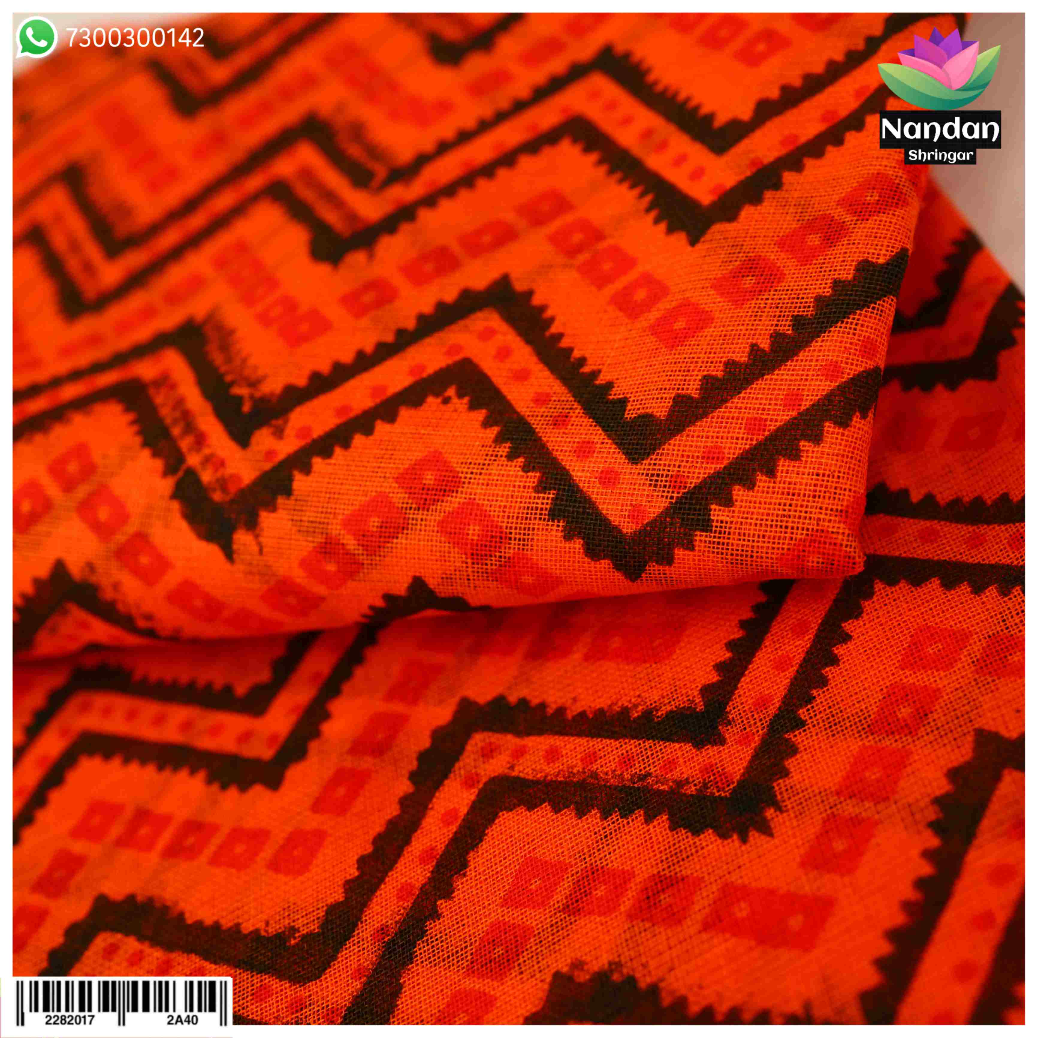 Lehariya Vastra - Orange