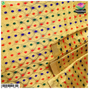 Zari kaam Vastra - Yellow