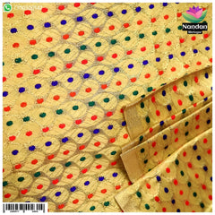 Zari kaam Vastra - Yellow