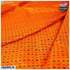 Zari kaam Vastra - Orange