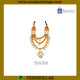 Mohini Haar - Orange (Silver)