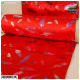 Satin Mayur Print Vatra - Red