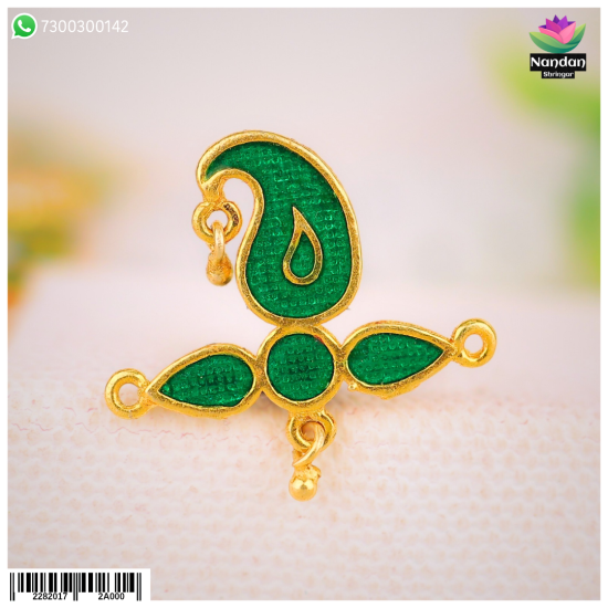 Meenakari Sirpech - Green 