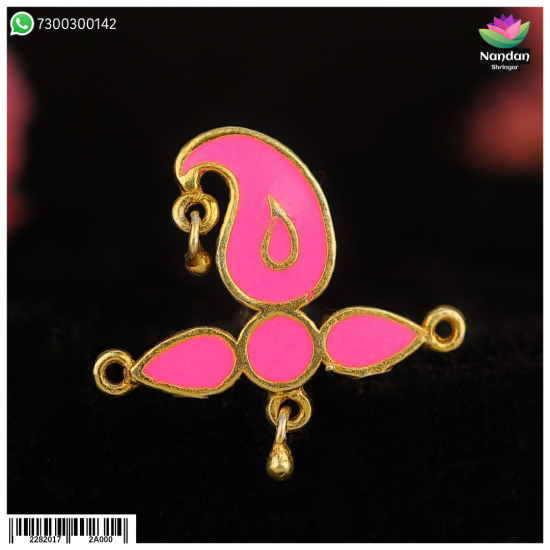 Meenakari Sirpech - Pink